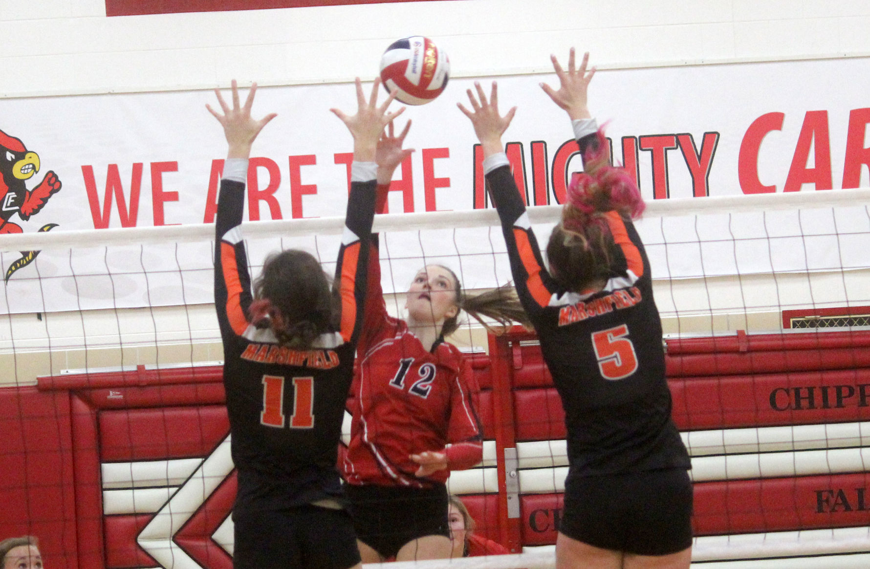 Marshfield at Chi-Hi volleyball 10-18-18